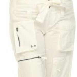 Johnny Was Pete & Greta Tyla belted Cargo pants BOHO Chic, size 6